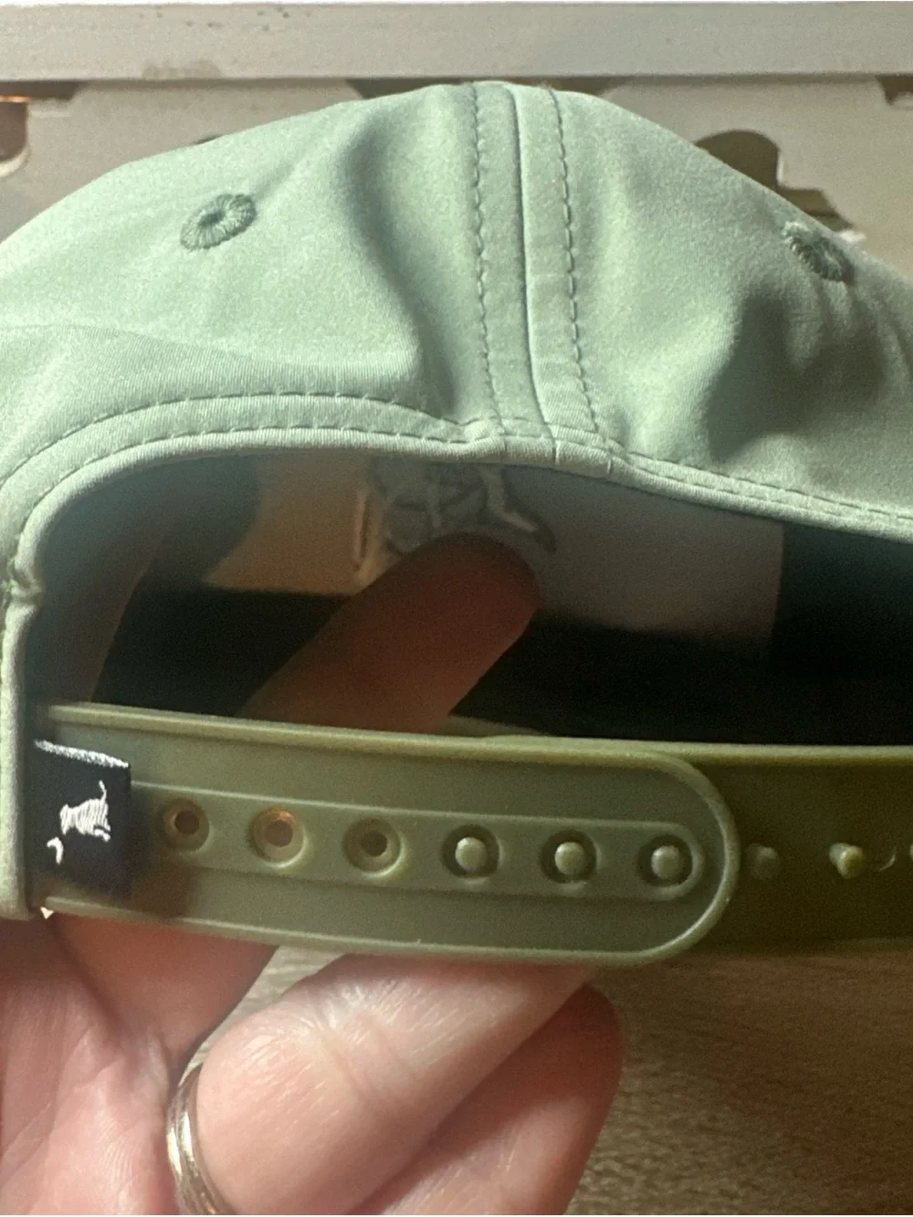 Local Boy Outfitters Mallard Duck Rope Hat loden green front rope trim NWOT